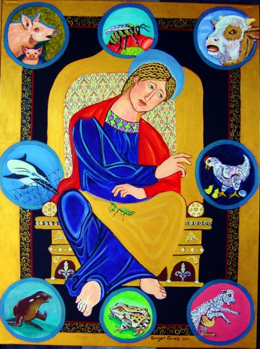 Saint PETA beseeches God for Mercy for all Creatures