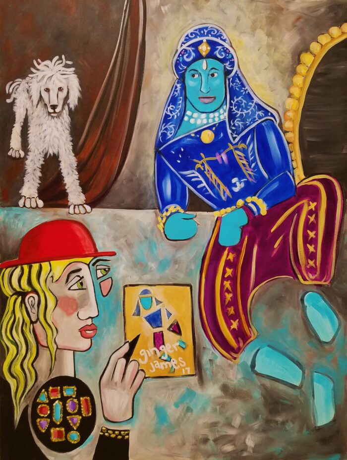 Artist and Model geometric