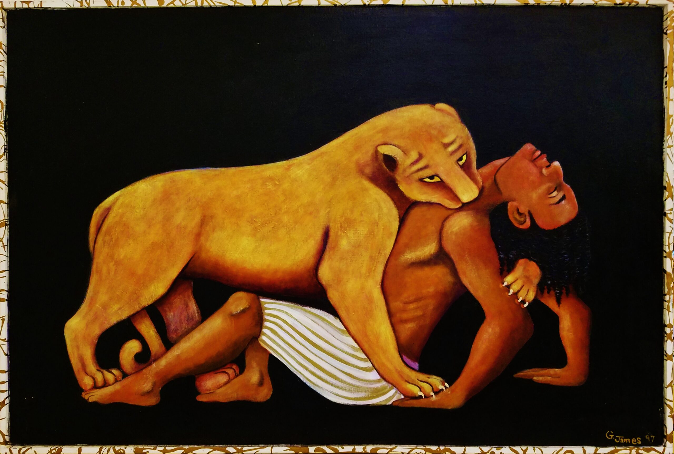 Lioness and Man